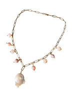 Blush — Handcrafted Baroque, Freshwater & Pink Pearl Necklace