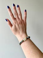 Flagler — Amazonite, Apatite & Kyanite Bracelet