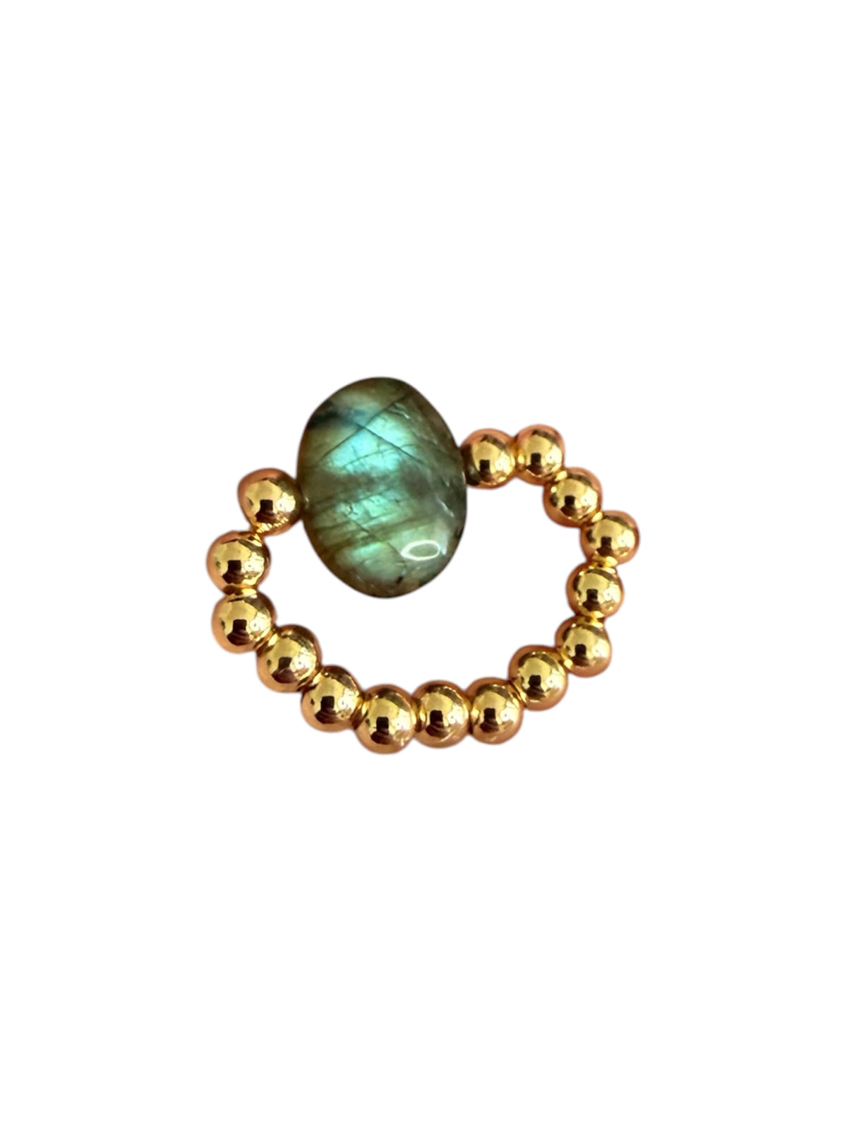 The Riot Ring — Handcrafted Gemstone Beaded Ring
