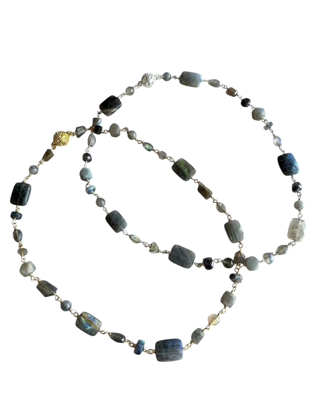Millie Gemstone Necklace - Labradorite | Handmade Jewelry