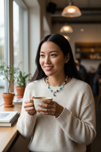 Kaia Gemstone Necklace - Labradorite, Aquamarine, Amazonite, Freshwater Pearl and Turquoise | Transformation, Calm, Clarity, Wisdom and Healing
