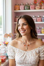 Red Hots Gemstone Necklaces - Mexican Fire Opal, Sunstone, Carnelian and Freshwater Pearl Gemstone Paperclip Chain Necklaces | Passion, Joy, Creativity and Wisdom