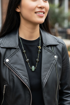 Madison — Labradorite and Blue Topaz Necklace