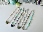 Abalone - Labradorite, Tanzanite, Amethyst, Amazonite, Chalcedony, Aquamarine, Iolite, Freshwater Pearl, Malachite and Turquoise Gemstone Necklace