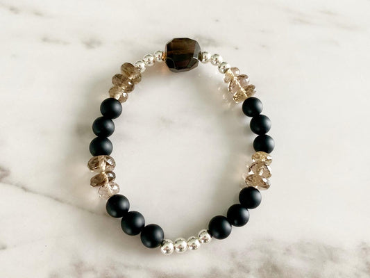 Parker - Smoky Quartz Gemstone Bracelet