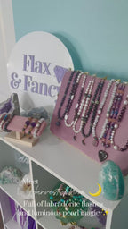 Harvest Moon Gemstone Necklaces - Tahitian Black Pearl, Freshwater Pearl and Labradorite | Trust, Wisdom and Transformation