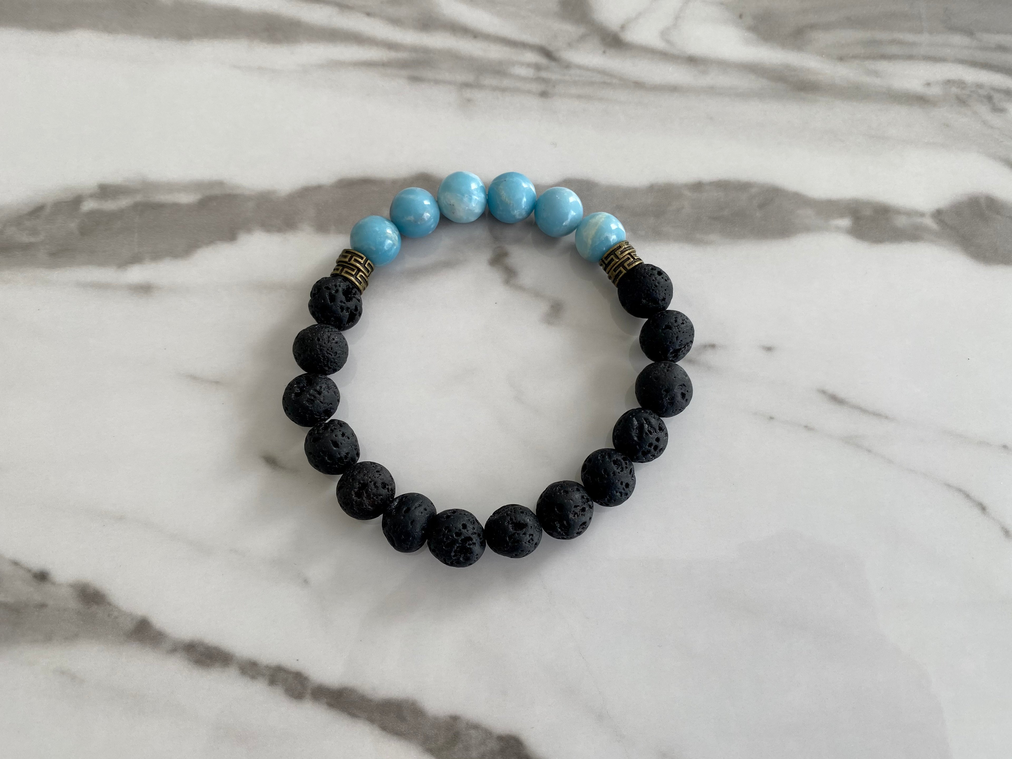 Collection de bracelets en pierres précieuses pour hommes